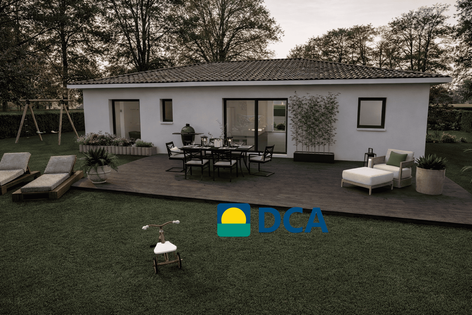 Terrain + maison à Parentis-en-Born (40160) — photo 2