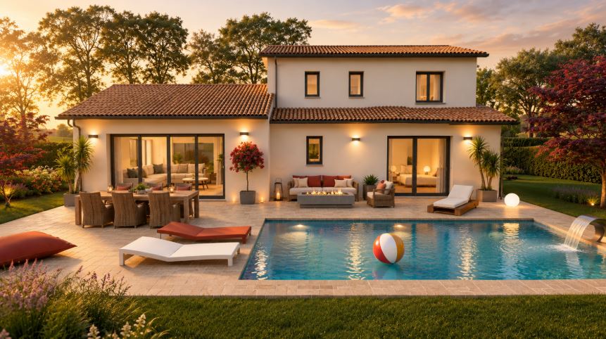 Maison et terrain constructible à Pissos