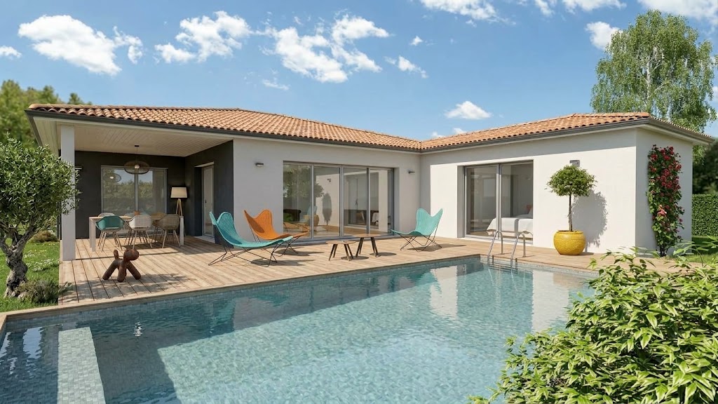 Maison et terrain constructible à Gourbera