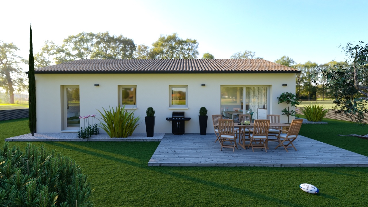 Maison et terrain constructible à Laluque