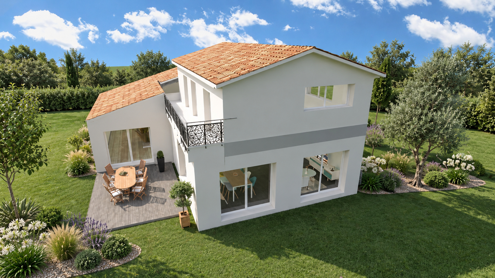Terrain + maison à Mérignac (33700) — photo 2