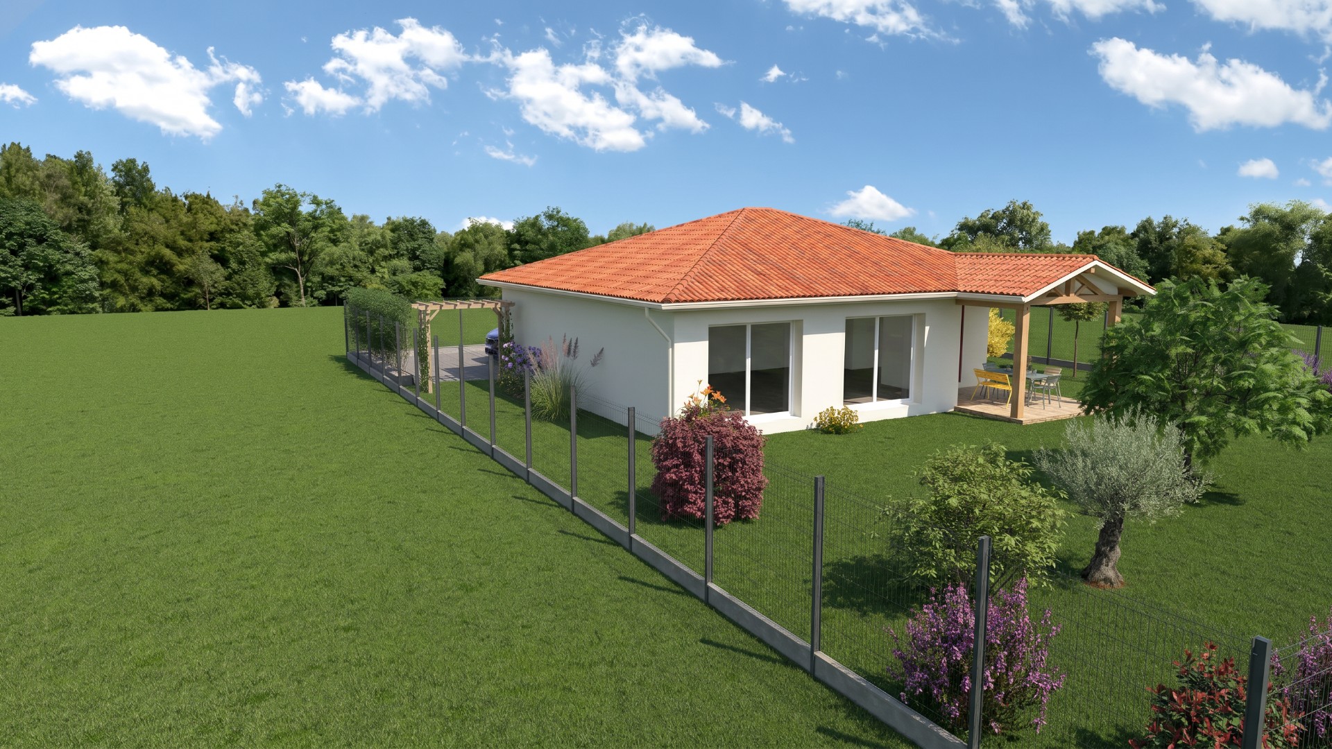 Maison et terrain constructible à Oursbelille