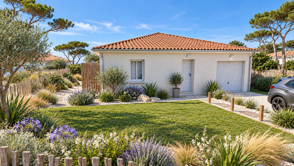 Terrain + maison à Mios (33380) — photo 3