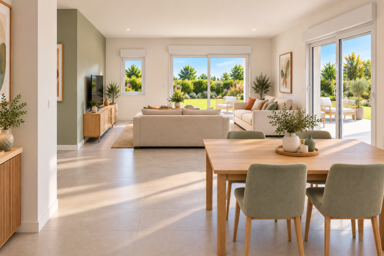 Terrain + maison à Mios (33380) — photo 4