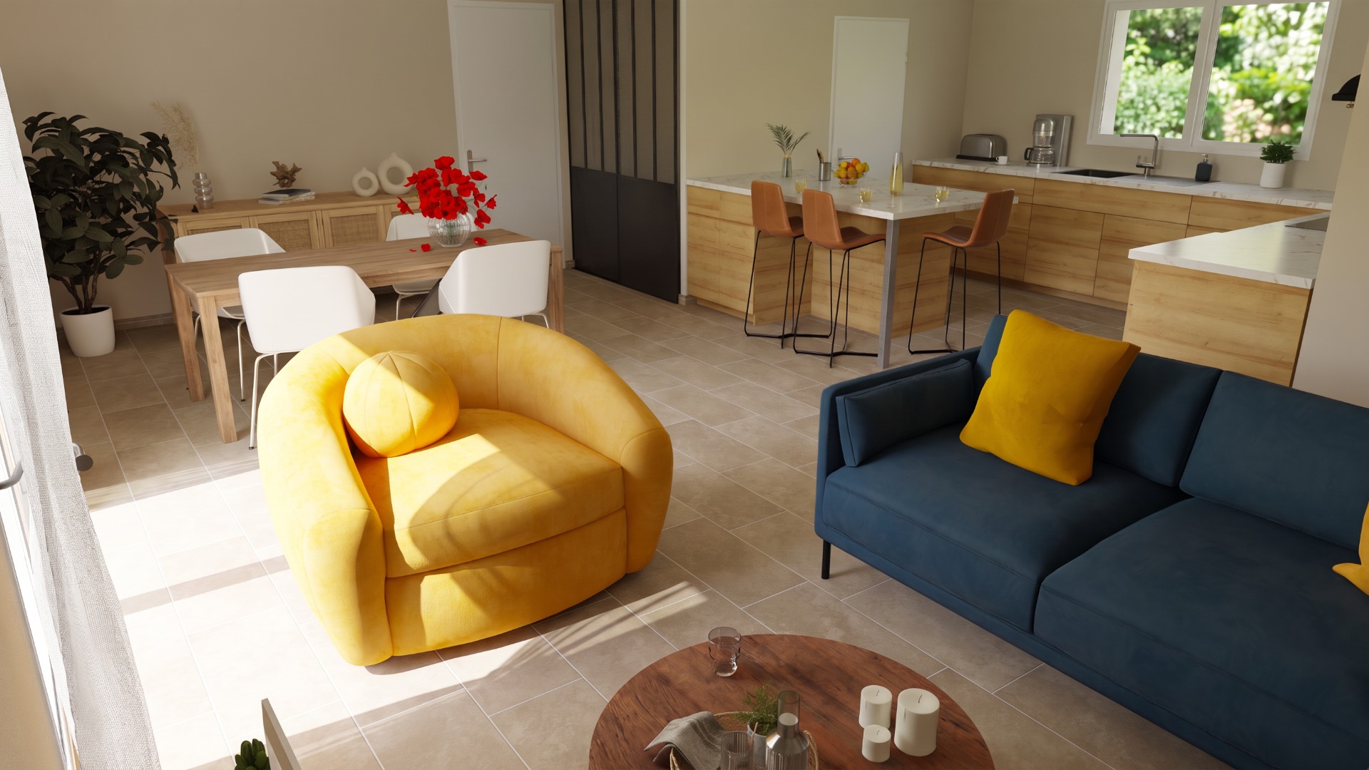 Maison et terrain constructible à Séméac