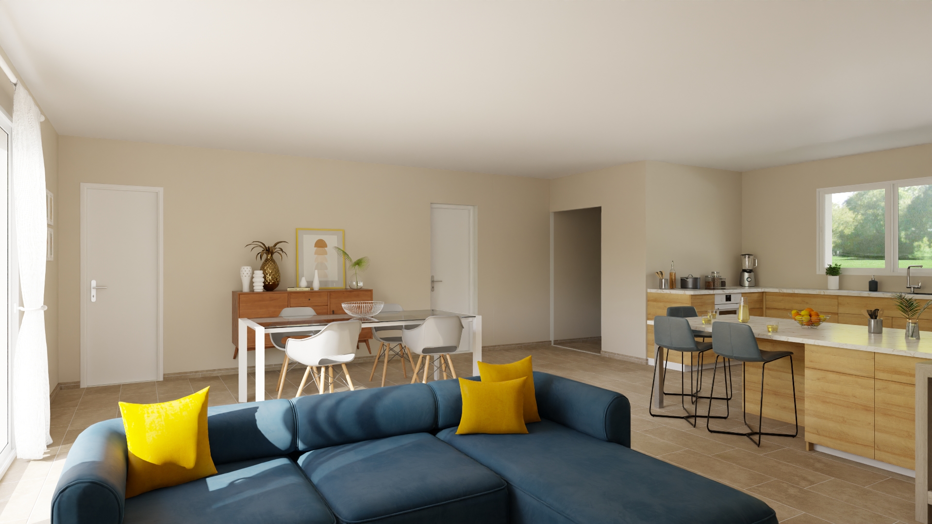 Maison et terrain constructible à Séméac