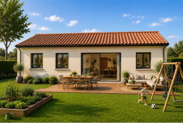 Maison et terrain constructible à Rion-des-Landes