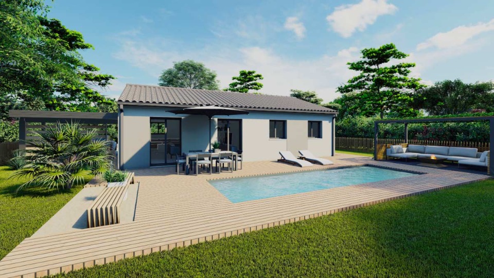 maison de 90m2 en vente à Preignac