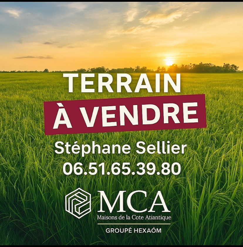 Superbe terrain à construire de 1200m2 à Saint-Caprais-de-Lerm