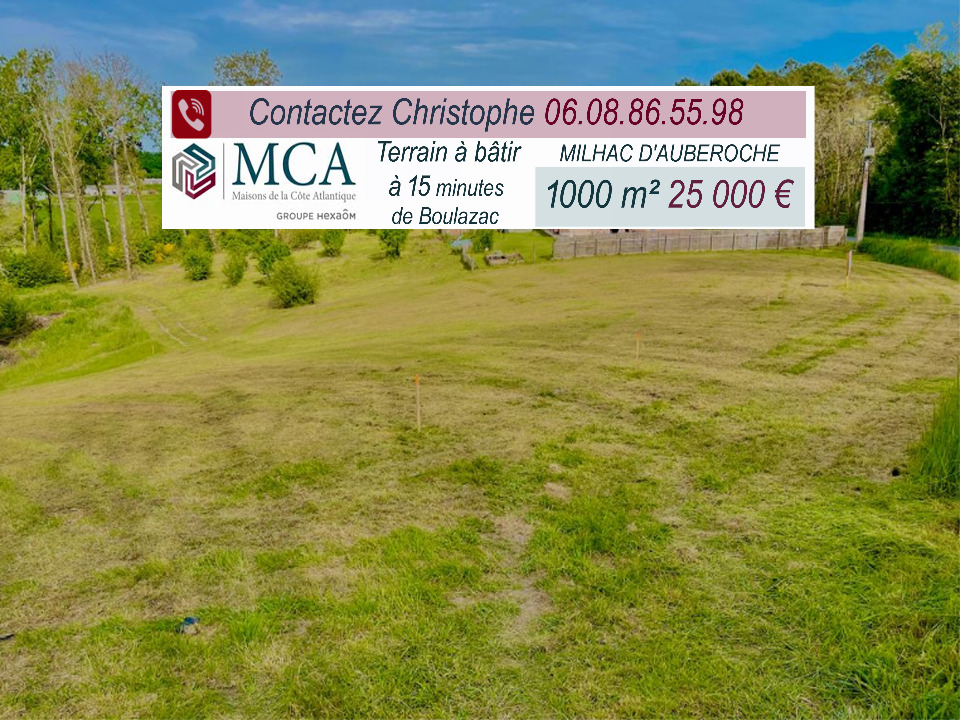 Beau terrain à vendre de 1000m2 en vente à Trélissac