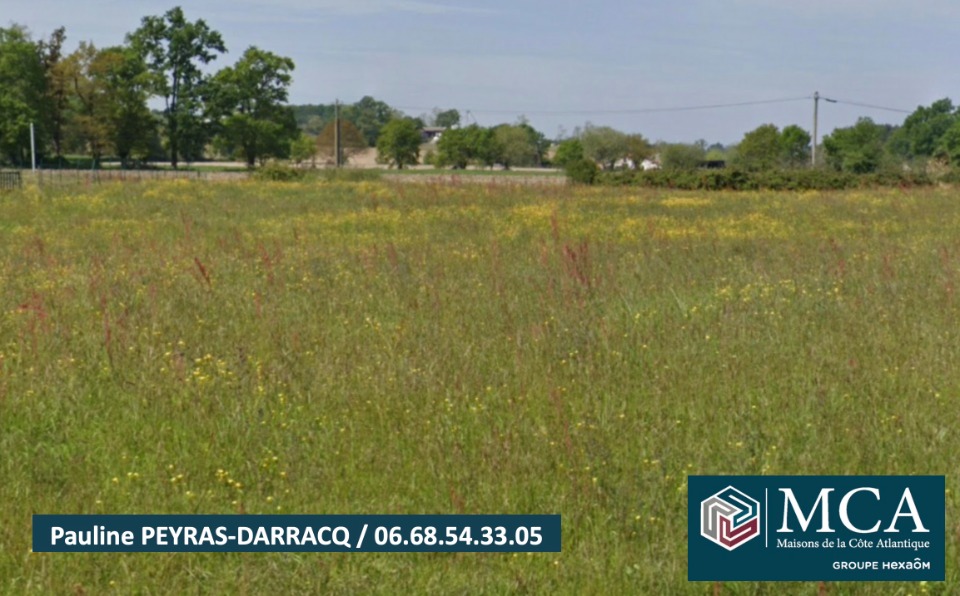 Charmant terrain constructible viabilisé de 1860m2 en vente à Arsague