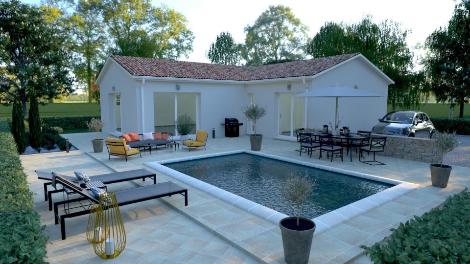 maison à construire de 90m2 à Mérignac