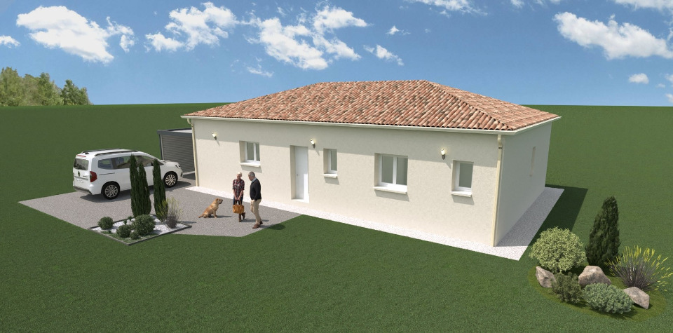 maison à construire de 100m2 disponible à Mussidan