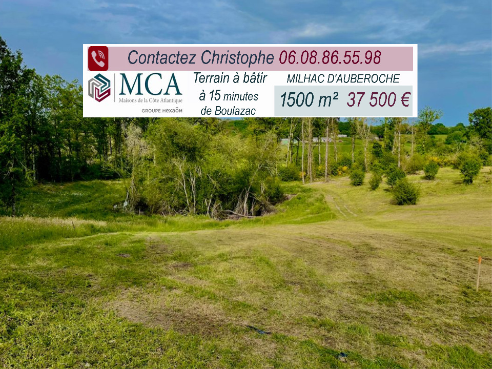 terrain de 1500m2 en vente à Trélissac