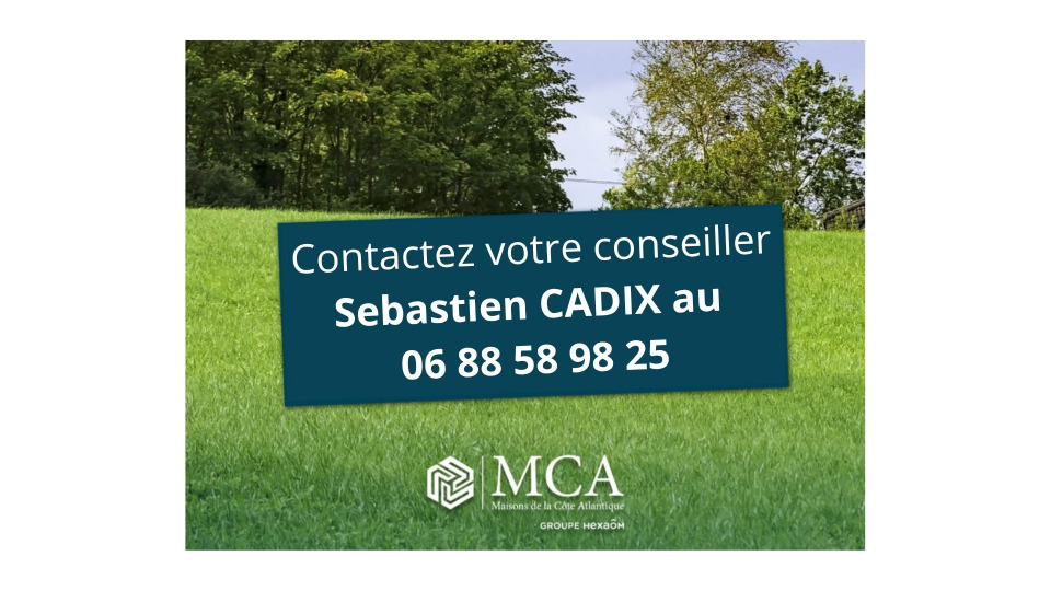 terrain à vendre viabilisé de 650m2 en vente à Villegouge