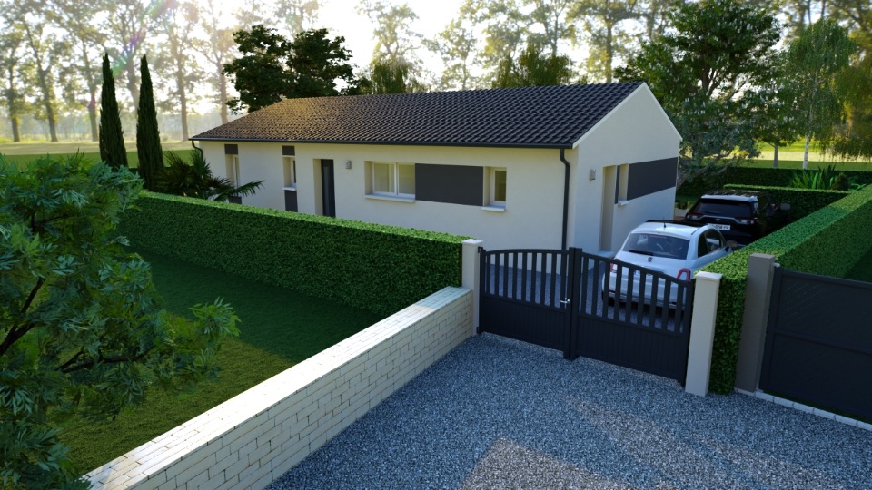 Superbe maison à construire de 90m2 disponible à Cadaujac