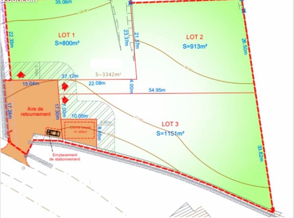 Acheter un terrain à construire viabilisé de 913m2 disponible à Sainte-Livrade-sur-Lot (47110)