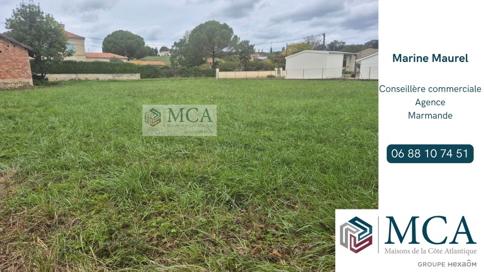 Beau terrain à construire viabilisé disponible à Montpouillan