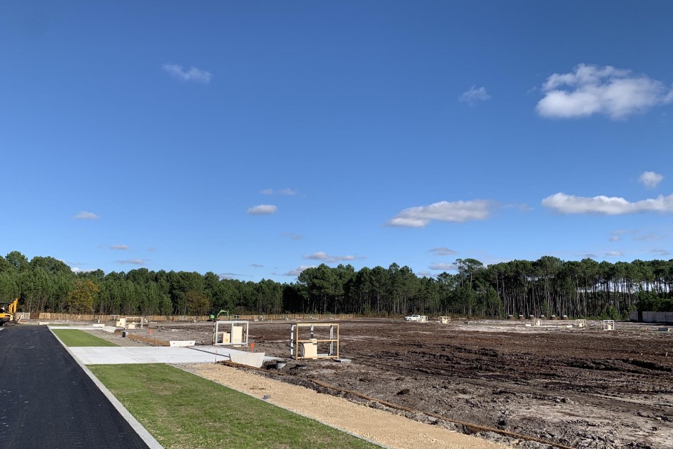 terrain à vendre viabilisé disponible à Sanguinet