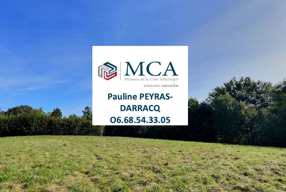 Agréable terrain constructible viabilisé de 6420m2 en vente à Momuy