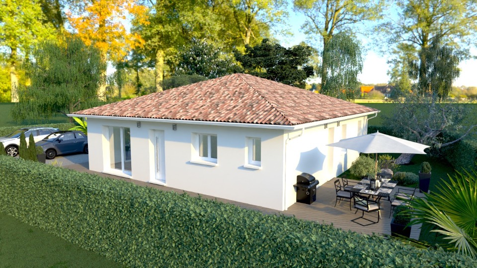 Superbe maison à construire de 90m2 à Artigues-près-Bordeaux
