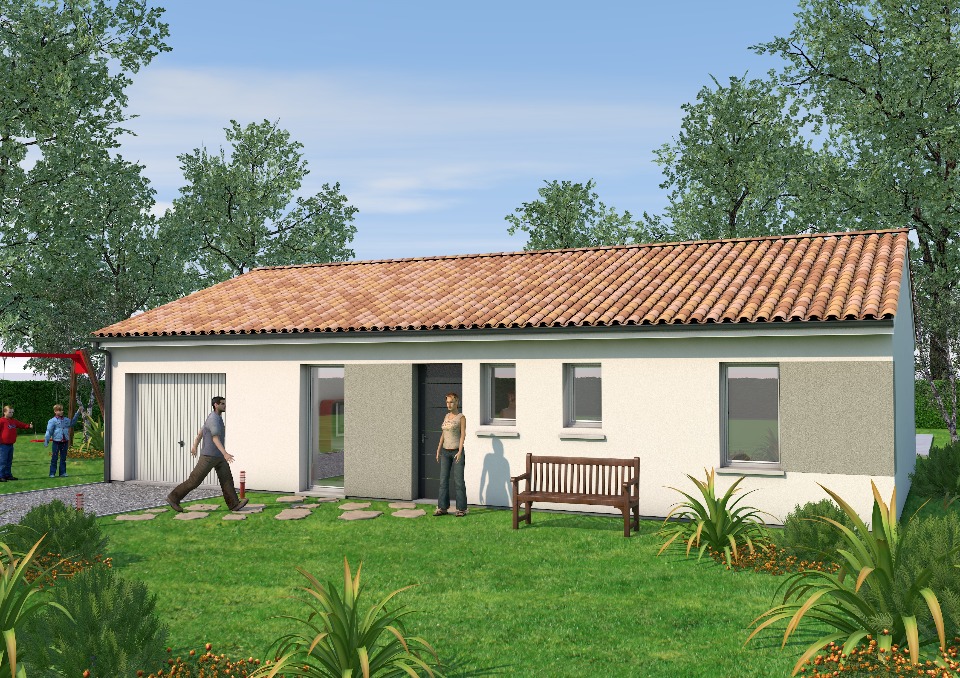 maison individuelle de 88m2 en vente à Belin-Béliet (33830)