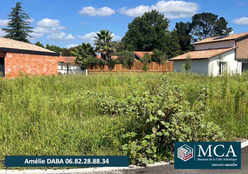 Très beau terrain à batir viabilisé de 533m2 en vente à Bénesse-Maremne (40230)