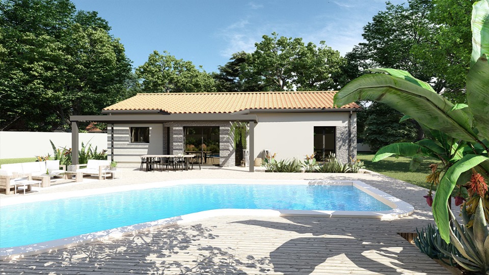 maison à construire de 100m2 disponible à Louchats (33125)