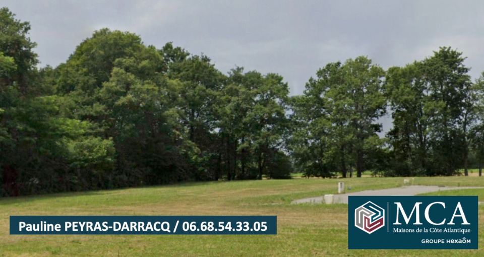 Agréable terrain constructible viabilisé de 770m2 en vente à Hagetmau