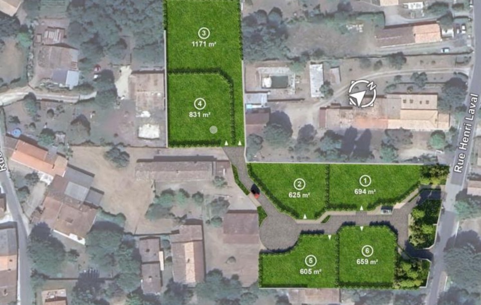 Superbe terrain à vendre de 605m2 disponible à Bommes