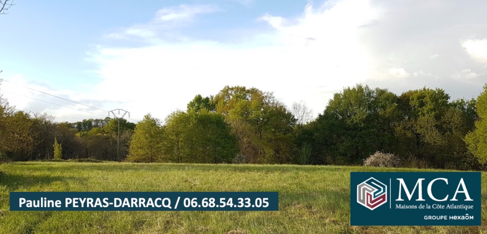 terrain constructible de 3160m2 en vente à Morganx