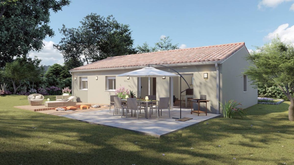 Jolie maison à construire de 100m2 en vente à Le Taillan-Médoc (33320)