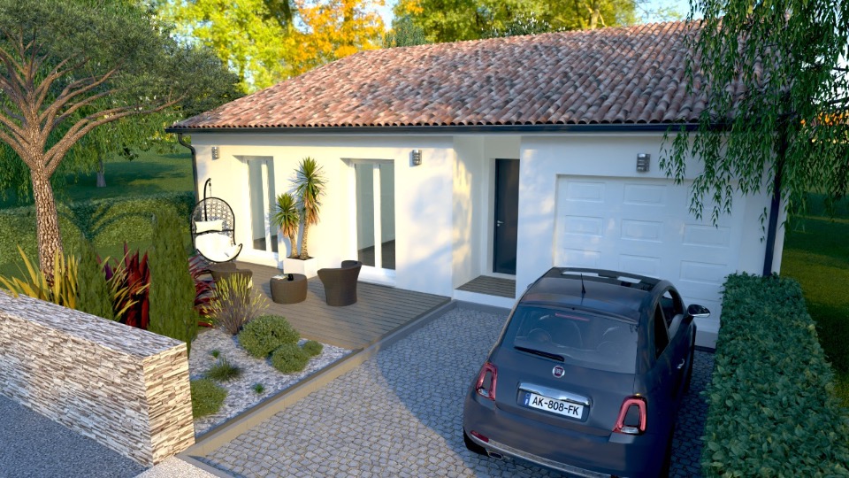 Charmante maison à vendre en vente à Brach (33480)