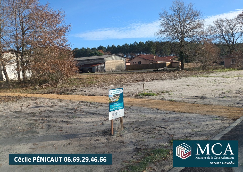 Superbe terrain à vendre viabilisé de 602m2 disponible à Morcenx (40110)