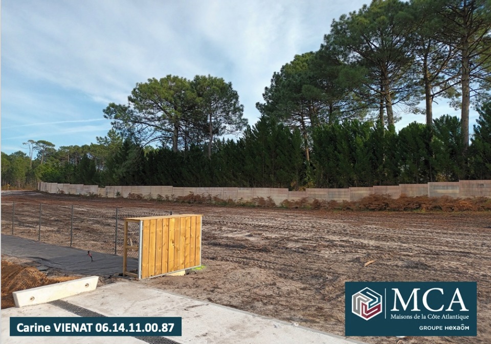 Sublime terrain à construire viabilisé de 436m2 en vente à Biscarrosse