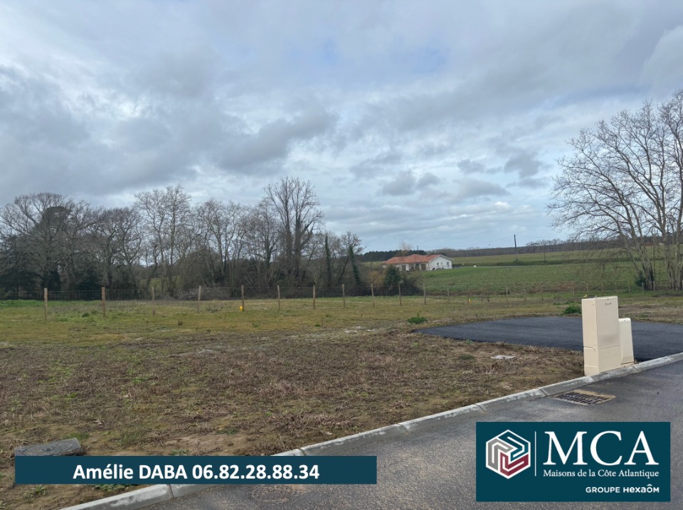 terrain constructible viabilisé de 445m2 à Saubrigues (40230)