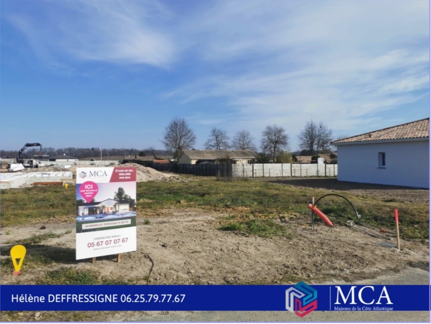 Charmant terrain constructible de 710m2 à Roaillan (33210)