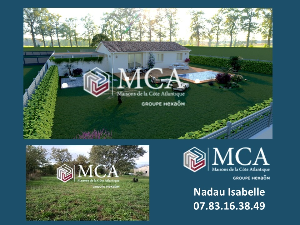 Beau terrain à batir viabilisé de 500m2 à Cartelègue (33390)