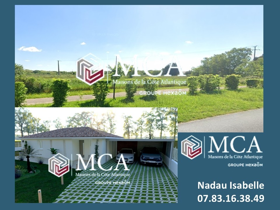 Beau terrain à batir à Abzac