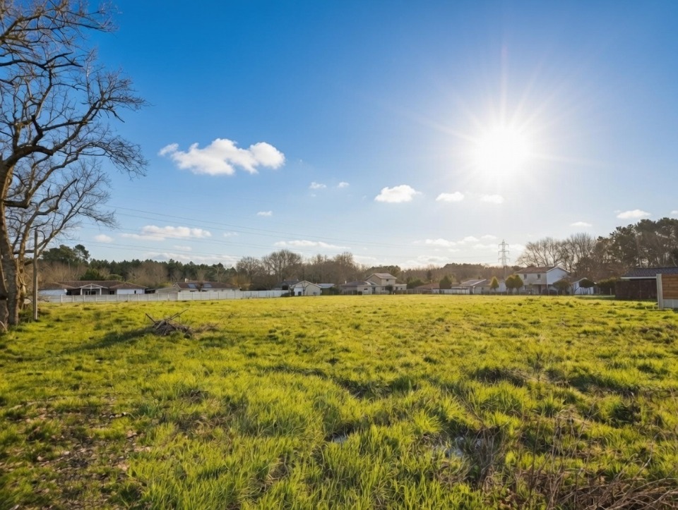 terrain à construire viabilisé à Léognan (33850)