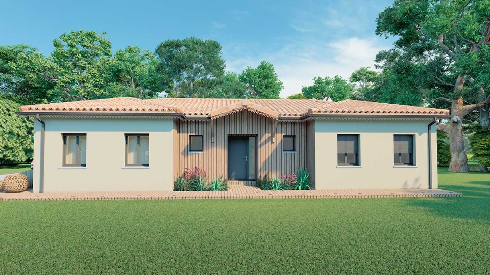 Agréable maison à construire de 125m2 disponible à Ayguemorte-les-Graves