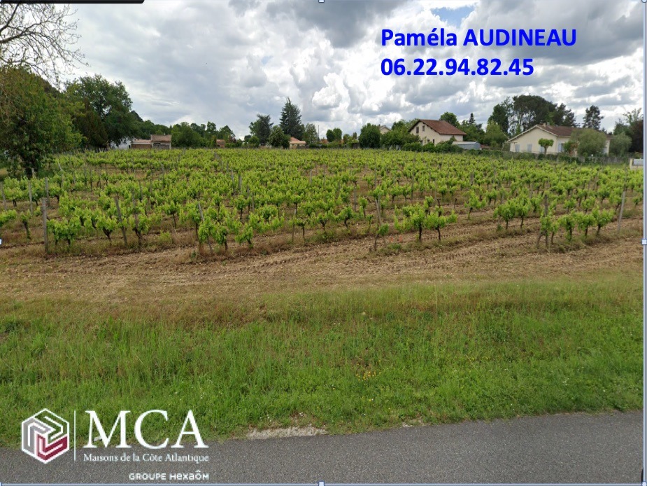 terrain constructible de 500m2 disponible à Castres-Gironde (33640)