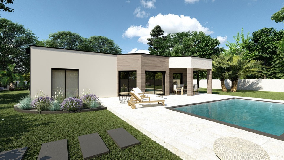 maison à construire à Mios