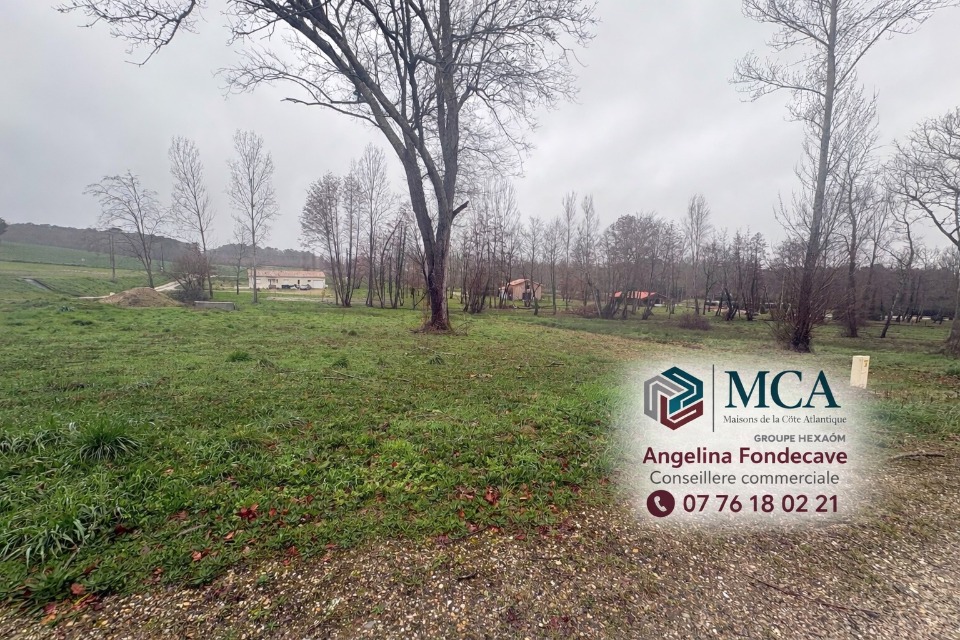 Très beau terrain à batir viabilisé de 1945m2 en vente à Poussignac (47700)