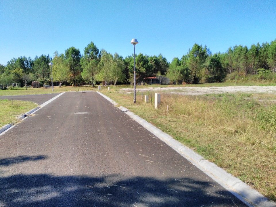 terrain constructible viabilisé en vente à Landiras (33720)