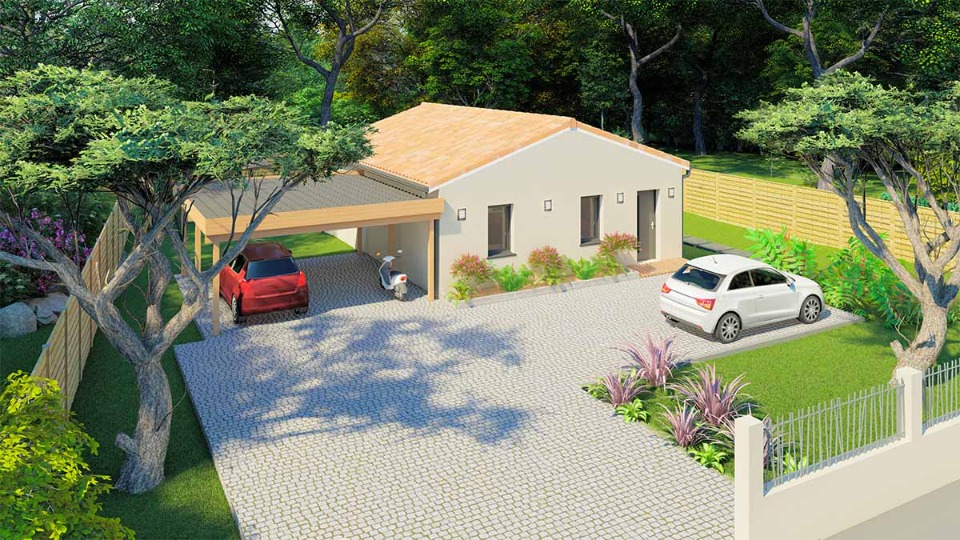 maison individuelle de 67m2 en vente à Saint-Magne (33125)