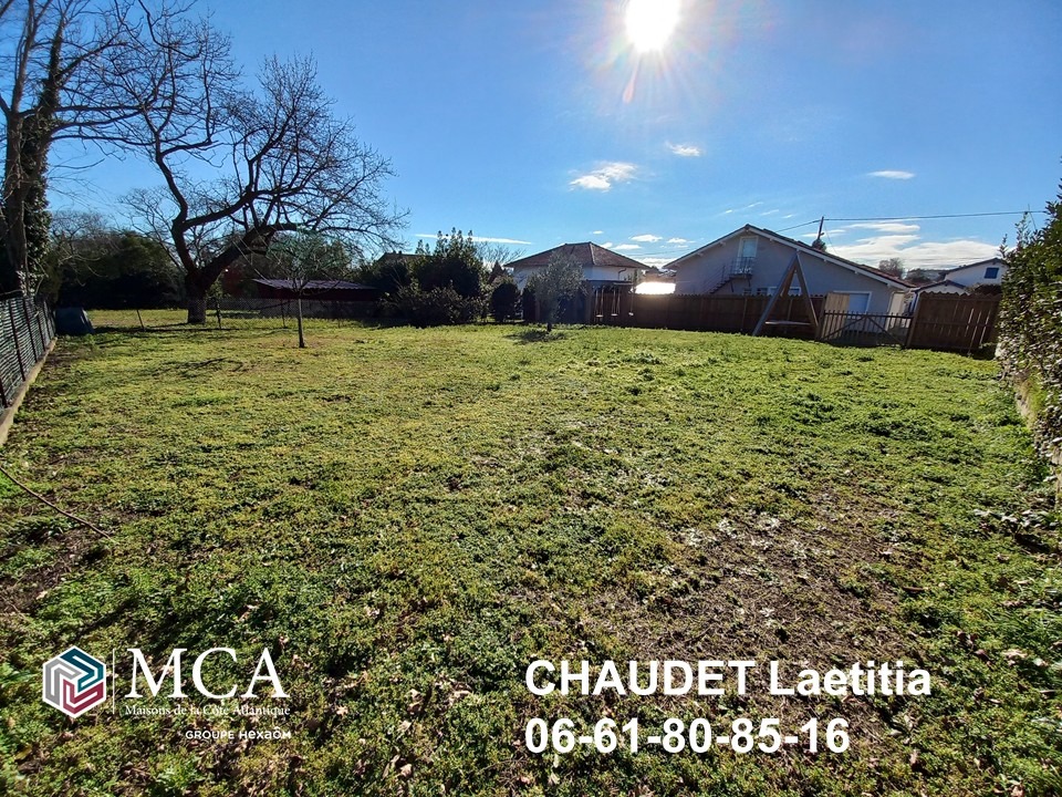 terrain à batir viabilisé de 544m2 à Anglet (64600)