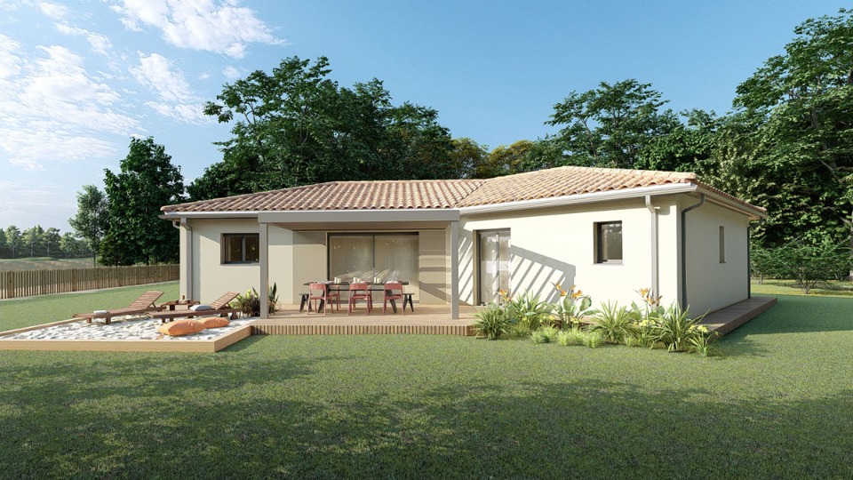 maison de 112m2 disponible à Bonnetan (33370)