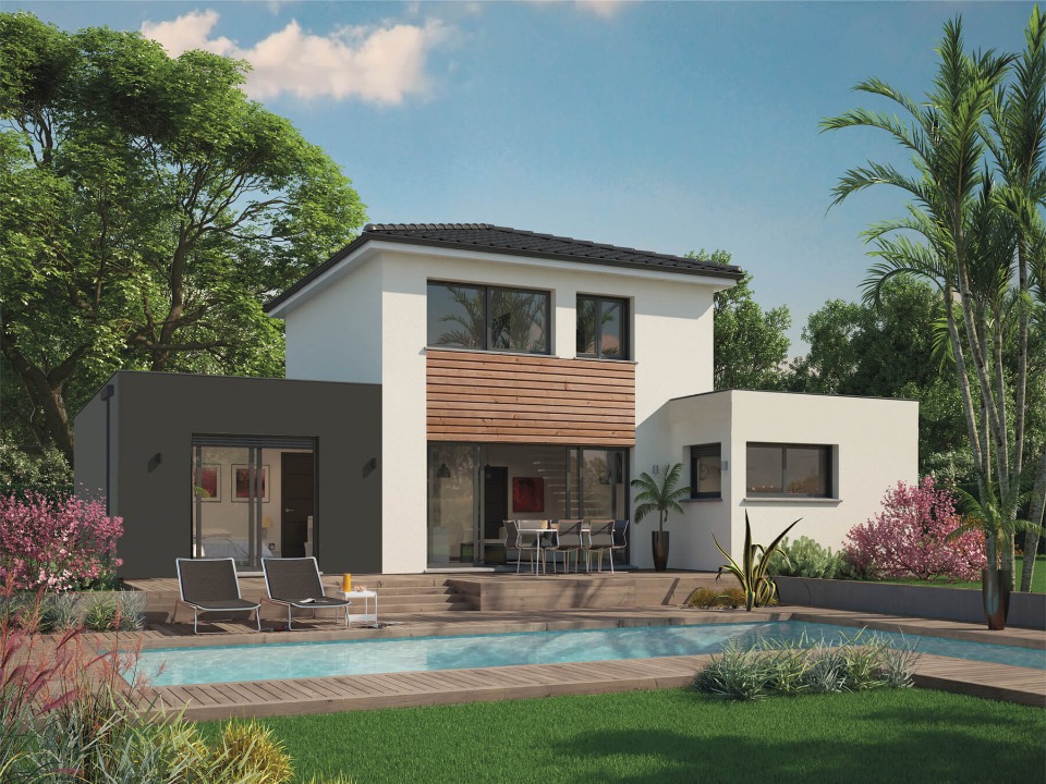 Jolie maison à construire de 132m2 à Bergerac
