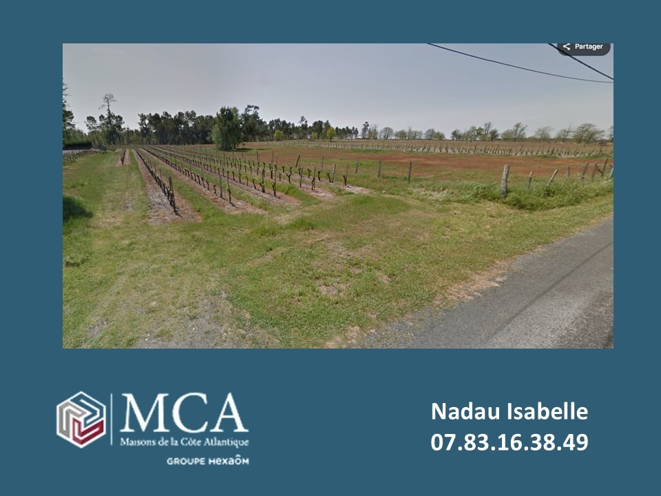 Joli terrain constructible viabilisé disponible à Saint-Savin (33920)